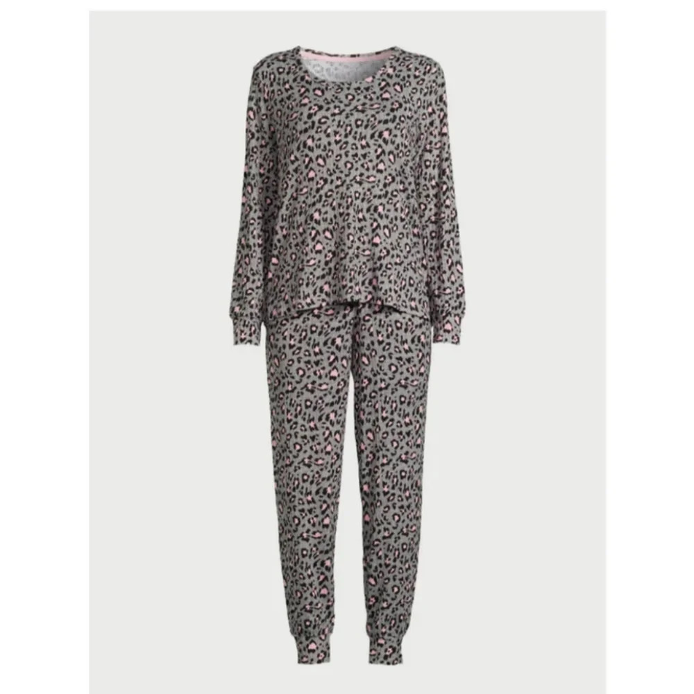 Joyspun Women’s Size 3X (22W-24W) Ribbed Top and Pants Pajama Set Sleep Wear NWT - Picture 2 of 5